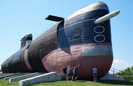 Parkov komplex v Togliatti v Rusku s najvt ruskou dieselovou ponorkou B-307.