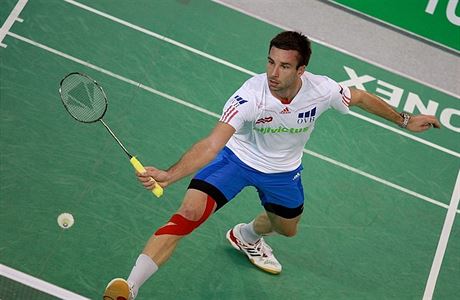Badmintonista Petr Koukal.