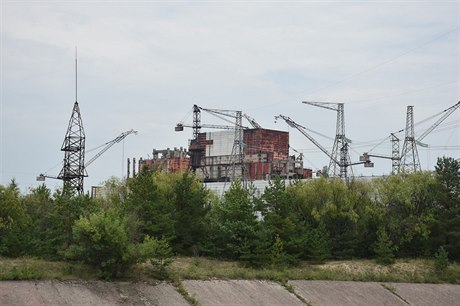 Dva rozestavné reaktory ernobylu. 