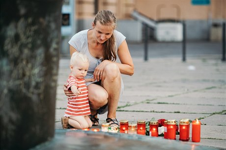 Pietní místo ped Generálním tábem.