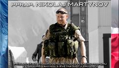 Pam�tní list s fotografií Nikolaje Martynova.