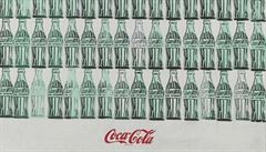 Green Coca-Cola Bottles, 1962, olej na plátn.