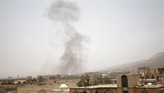 Kou po leteckém útoku v Jemenu.