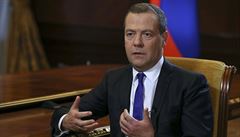Ruský premiér Dmitrij Medvěděv v rozhovoru varoval před vstupem Gruzie do NATO.
