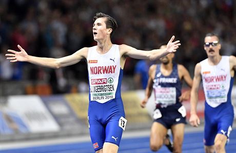 Nor Jakob Ingebrigtsen se stává na atletickém ME v Berlín 2018 také evropským...