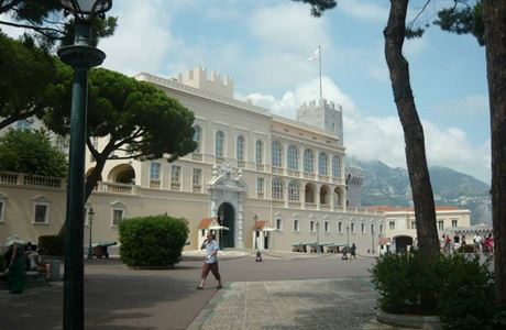 Kníecí palác v Monaku.
