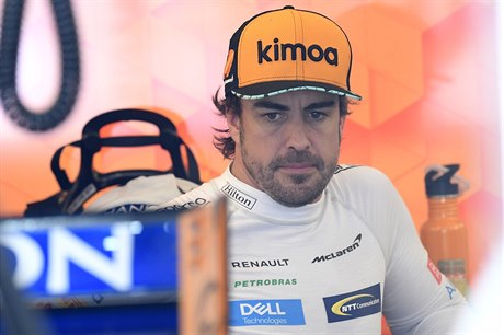 Závodník Fernando Alonso.