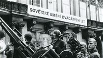 Momentka z Prahy ze srpna 1968.