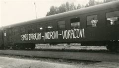 Popsané vlaky v Prostjov.