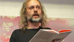Básník Petr Hruka v roce 2012.