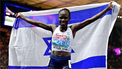 Atletka Izraele Sanpeterová.