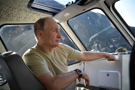 O víkendu vyrazil na Sibi ruský prezident Vladimir Putin.