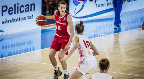Basketbalistka Veronika Voráčková.