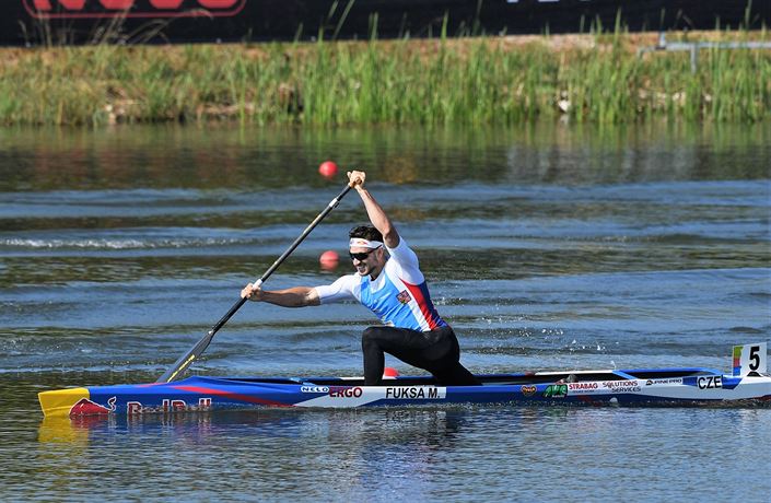 Kanoista Martin Fuksa obhájil na mistrovství sv�ta st�íbrnou medaili v závodu...