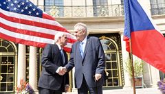 Prezident Milo Zeman se seel s americkým velvyslancem Stephenem Kingem.