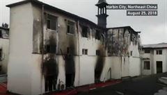 Při požáru, který vypukl v hotelu ve městě Charbin zemřelo 18 lidí. | na serveru Lidovky.cz | aktuální zprávy