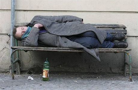 Bezdomovec - ilustraní foto.