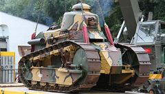 Francouzský tank z doby první světové války Renault FT 17. Stroj považovaný za... | na serveru Lidovky.cz | aktuální zprávy