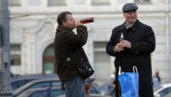 Rusové - alkoholici (ilustraní foto)