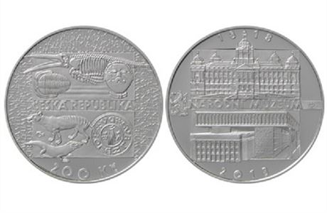 Mince vydaná k výroní zaloení Národního muzea.