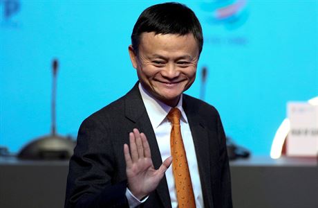 Zakladatel ínské spolenosti Alibaba Jack Ma.