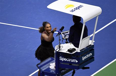 Serena Wiliamsov nadv rozhodmu na US Open v New Yorku.