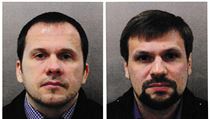 Alexander Petrov a Ruslan Boshirov, obvinn z pokusu o vradu Sergeje Skripala...