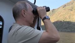 Dosud nezveejnné zábry z dovolené prezidenta Vladimira Putina na Sibii.