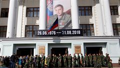 Pohřeb předáka proruských separatistů na východě Ukrajiny Alexandra... | na serveru Lidovky.cz | aktuální zprávy