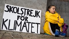 „Dospělí ser** na moji budoucnost.“ Patnáctiletá Švédka stávkuje před parlamentem proti klimatické krizi