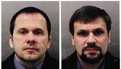 Alexander Petrov a Ruslan Boshirov, obvinění z pokusu o vraždu Sergeje Skripala...