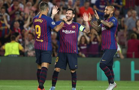 Radost Lionela Messiho a jeho spoluhrá