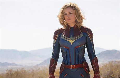 Carol Denversová aka Captain Marvel (Brie Larsonová). Snímek Captain Marvel...