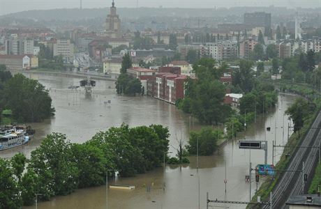 Povodn v Praze (ilustraní foto).