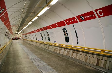 Stanice praského metra.