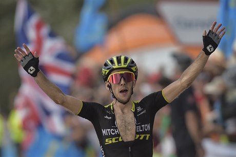Britský cyklista Simon Yates potvrdil 3.místem v poslední horské etap vedení...