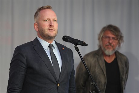 Briefing kandidáta za hnutí ANO v komunálních volbách v Praze Petra Stuchlíka,...