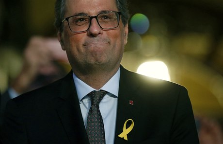 Katalánský prezident Quim Torra.