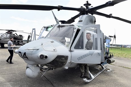 Americký vrtulník UH-1Y Venom zvaný Yankee.