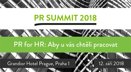 PR for HR - Aby u vás chtli pracovat - konference PR Summit 2018