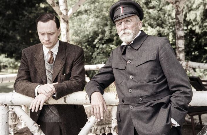 Fotogalerie: Tomáš Garrigue Masaryk (vlevo) a Karel Čapek