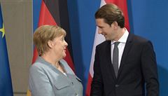 Merkelová a Kurz se vyslovili pro zlepšení ochrany hranic EU