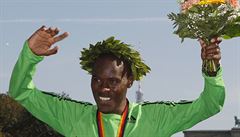 Keňský běžec Patrick Makau.