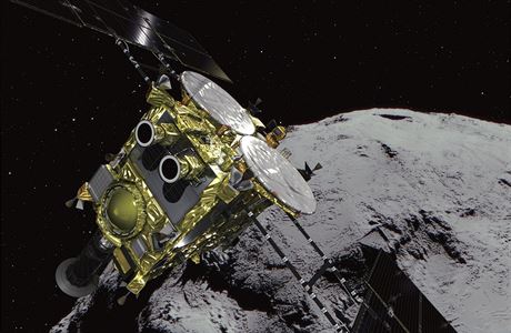Hayabusa 2 se blíí k asteroidu Ryugu.