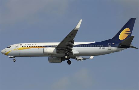 Boeing 737 indické spolenosti Jet Airways.