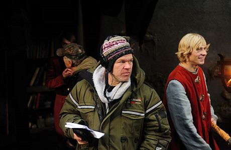 Reisér Uwe Boll pi natáení filmu Ve jménu krále (2007).