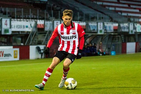 Michal Sadílek v dresu PSV Eidhoven