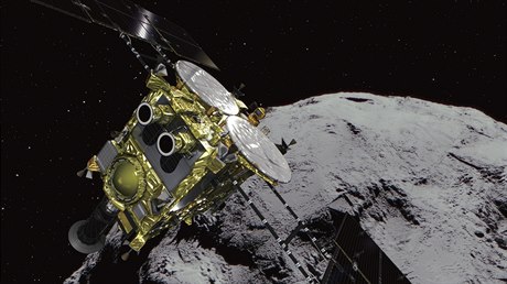 Hayabusa 2 se blíí k asteroidu Ryugu.