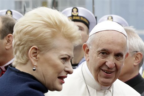 Papež František na návštěvě Litvy.