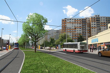 Prodloužení tramvajové trati z Divoké Šárky na zastávku Dědinská bude stát 890...